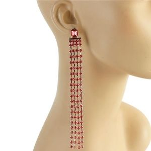 Rhinestone earrings